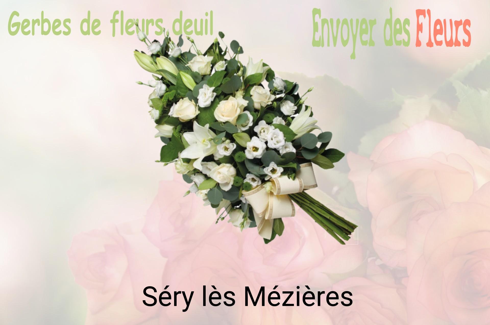 Gerbe de fleurs de deuil livrée à Séry-lès-Mézières